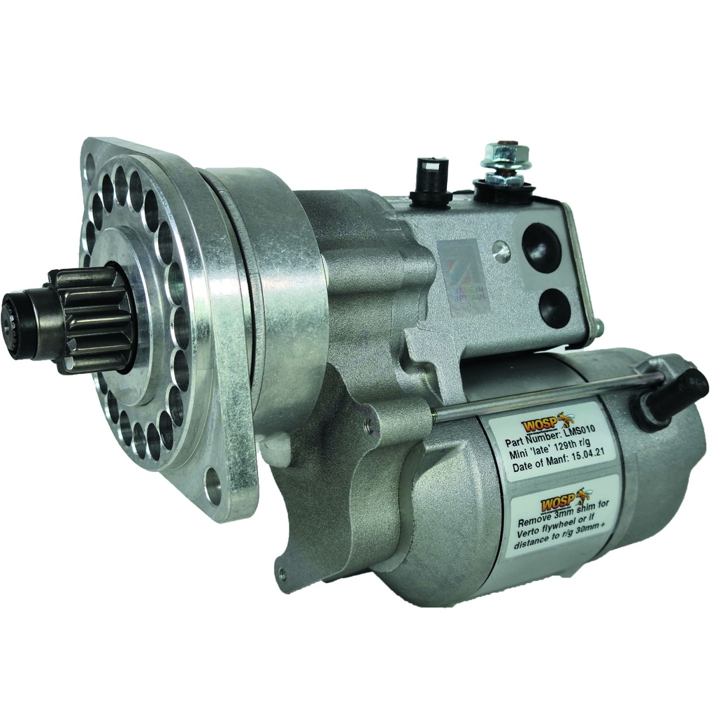 [WSPLMS010] WOSP Lightweight High Torque Starter Motor - Austin / Rover Mini / Metro