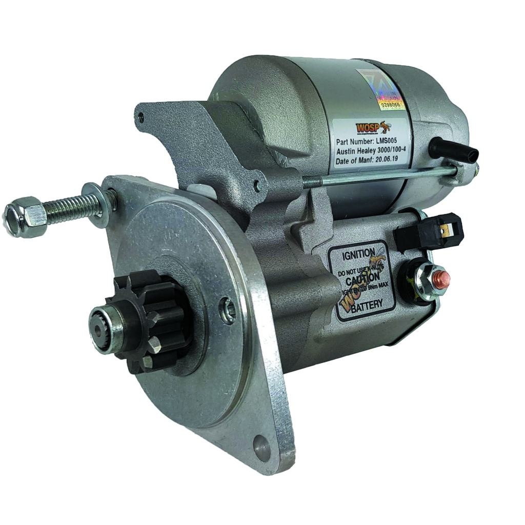 WOSP Lightweight High Torque Starter Motor - Austin Healey 100 / 3000