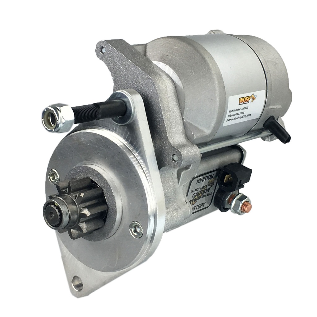 WOSP Lightweight High Torque Starter Motor - Triumph TR2 / TR3