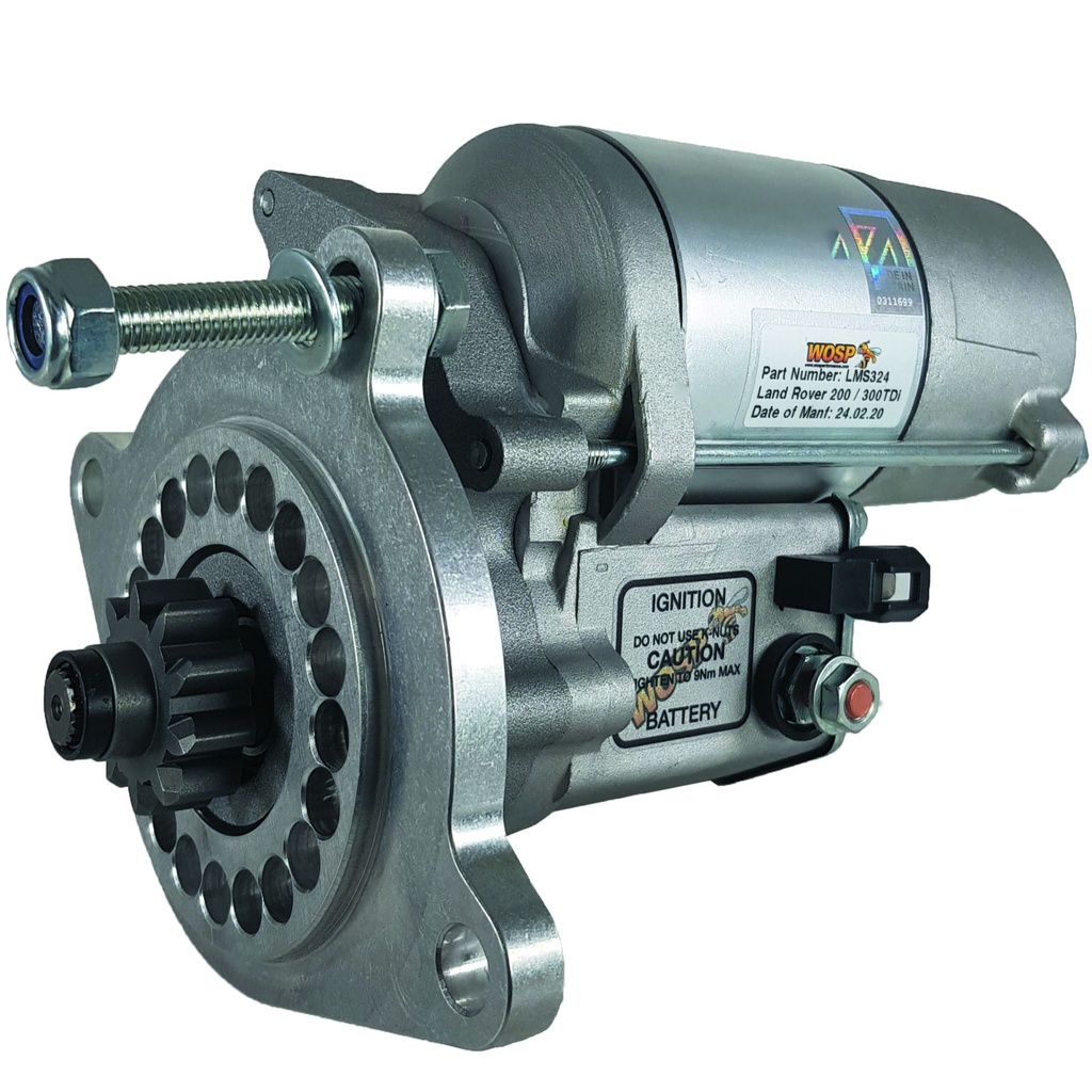 WOSP Lightweight High Torque Starter Motor - Land Rover 200/300 Tdi / 2.5D
