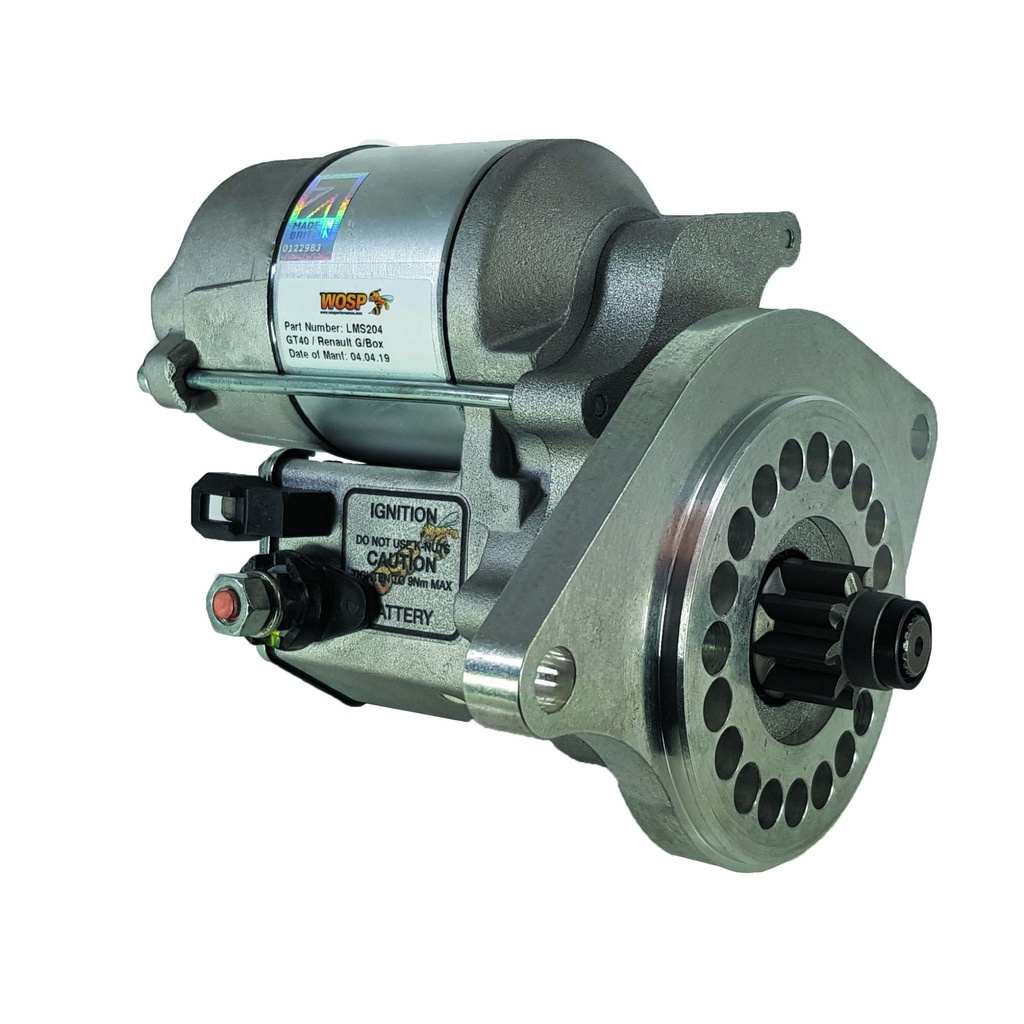 [WSPLMS204] WOSP Lightweight High Torque Starter Motor - Ford GT40 Replica / Renault Gearbox
