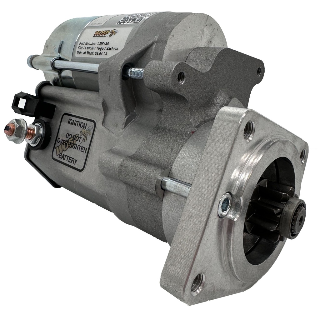 [WSPLMS180] WOSP Lightweight High Torque Starter Motor - Fiat Uno/Strada/X/19 / Lancia Delta