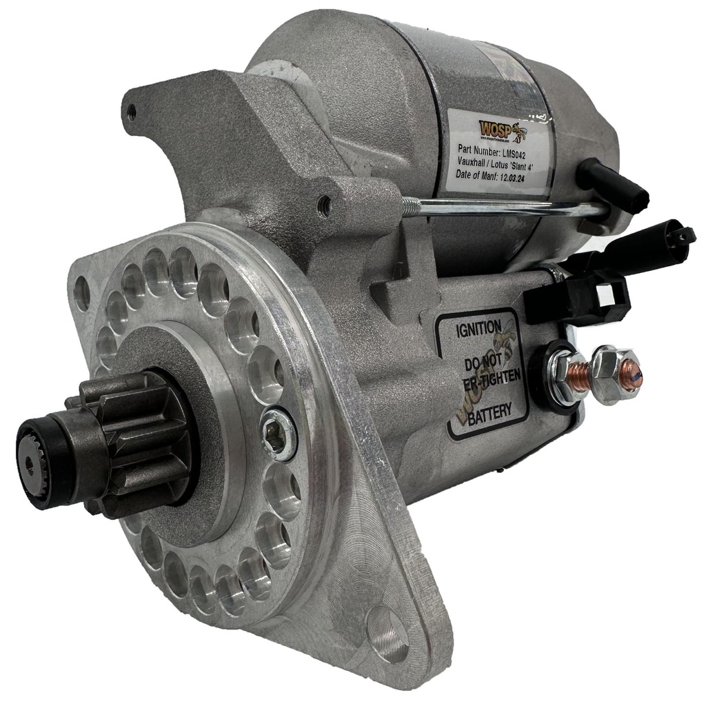 [WSPLMS042] WOSP Lightweight High Torque Starter Motor - Vauxhall Slant 4 / Lotus 2.0/2.2 16v