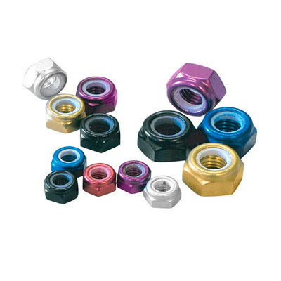 [240907-1007649] Pro-Bolt Alloy Nyloc Nuts - Pack Of 5 (M5 x 4.8mm, Black)