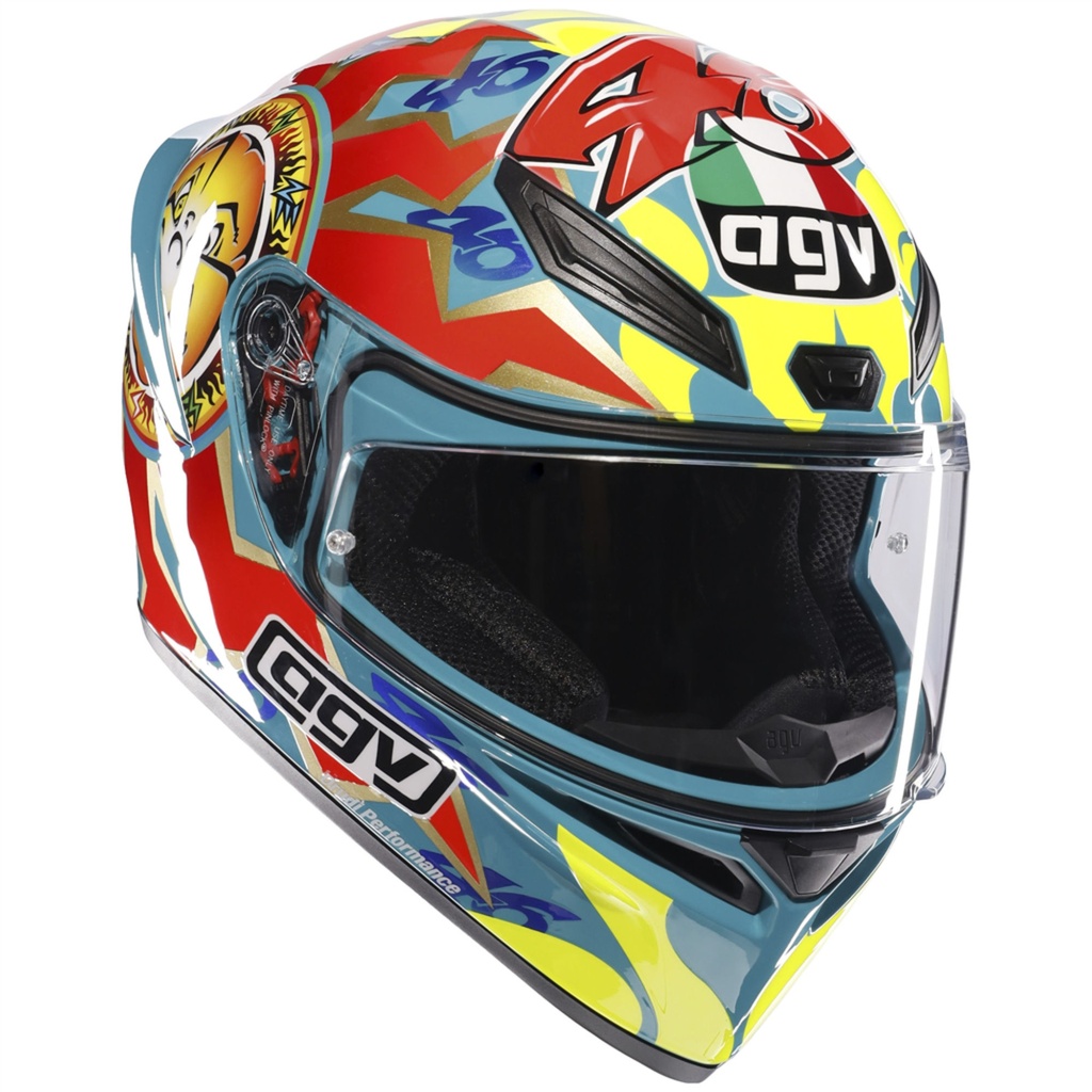 [5001468-3819027] AGV K1-S Rossi Mugello 1999 Replica Motorcycle Helmet (M (57-58cm))