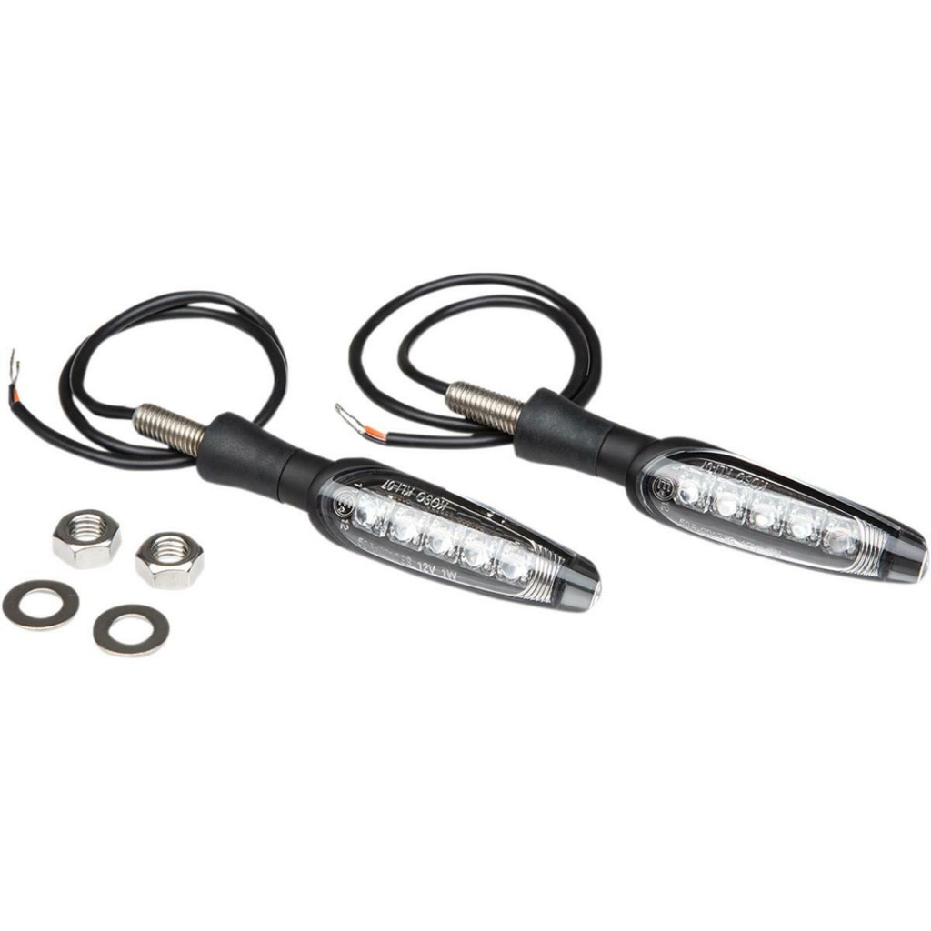 Yoshimura Black Motorcycle LED Indicators