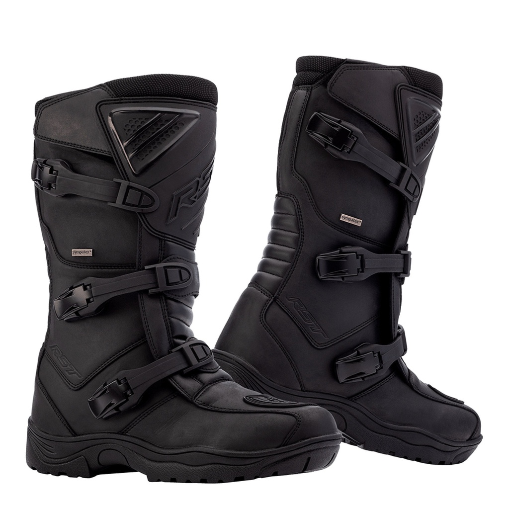[5000106-3062211] RST 3054 Ambush Waterproof Motorcycle Boots (UK 10.5 / Eur 45, Black)
