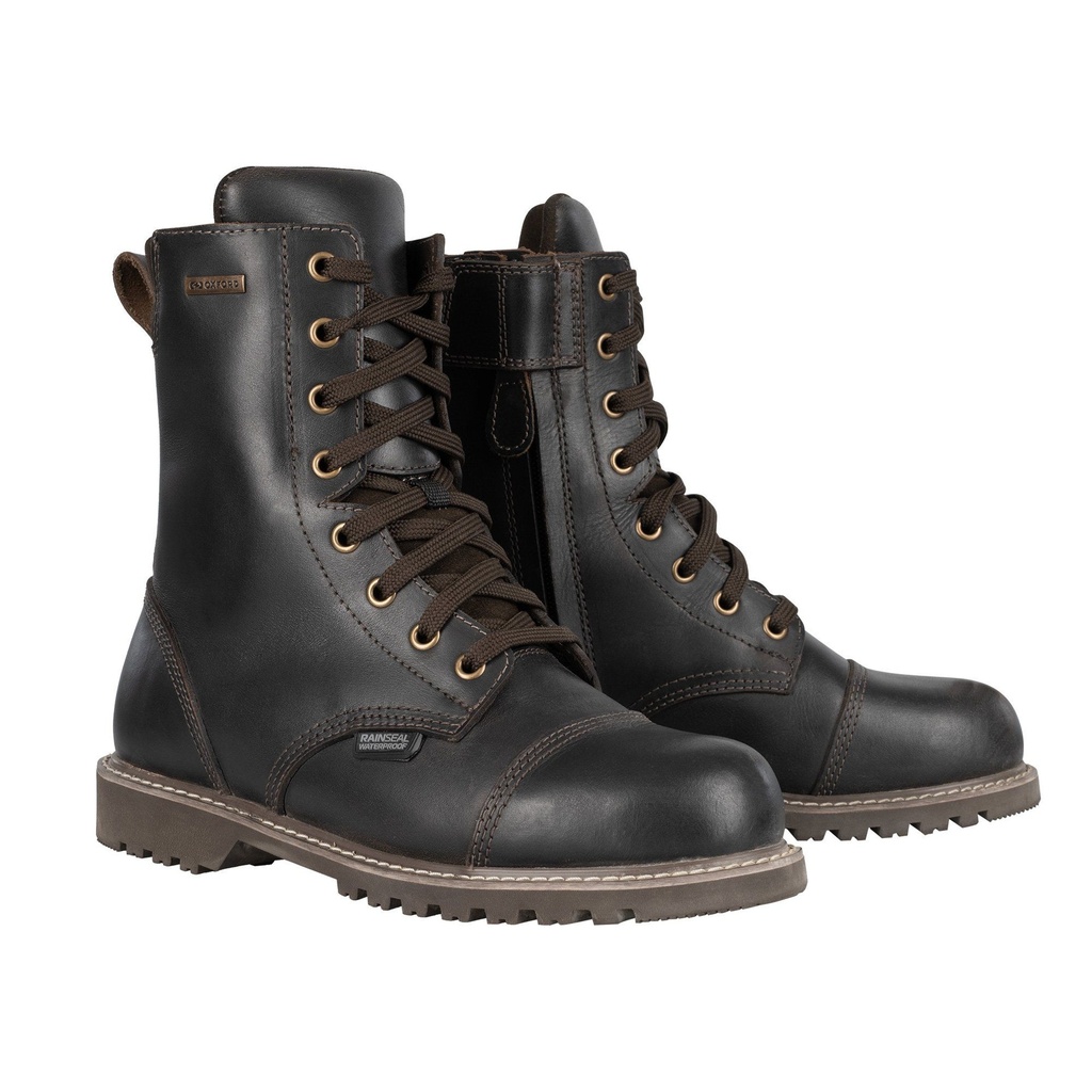 [5001323-3821297] Oxford Radley Womens Motorcycle Boots (UK 5 / Eur 38, Black)