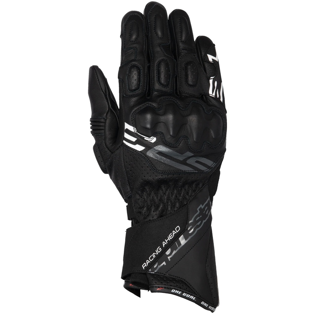 [5001956-3864236] Alpinestars SP-3 Leather Motorcycle Gloves (S, Black)