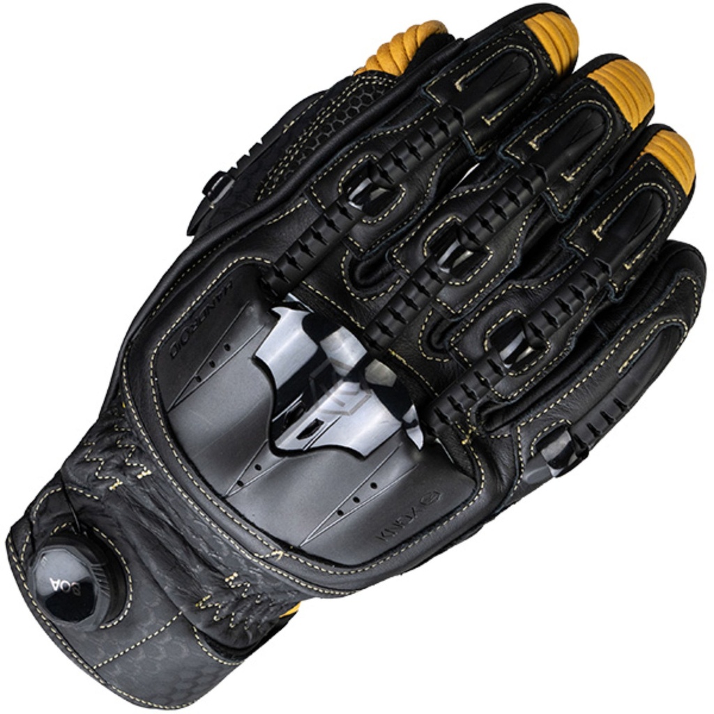 [5002174-3611632] Knox Handroid Pod MK V (MK5) Leather Motorcycle Gloves (S, Black)
