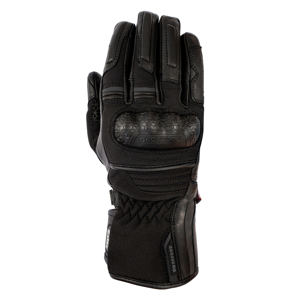 [5001427-3837072] Oxford Hexam WP Womens Motorcycle Gloves (S, Black)