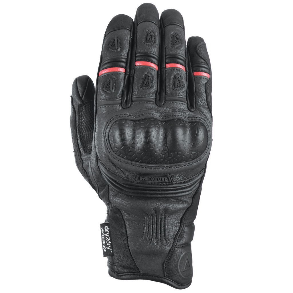 [2010757-2180567] Oxford Advanced Mondial Short Motorcycle Gloves (S, Tech Black)