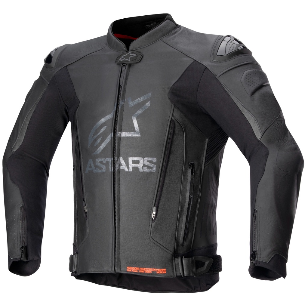 [5001080-3843325] Alpinestars GP Plus V4 Leather Motorcycle Jacket (50, Black / Black)