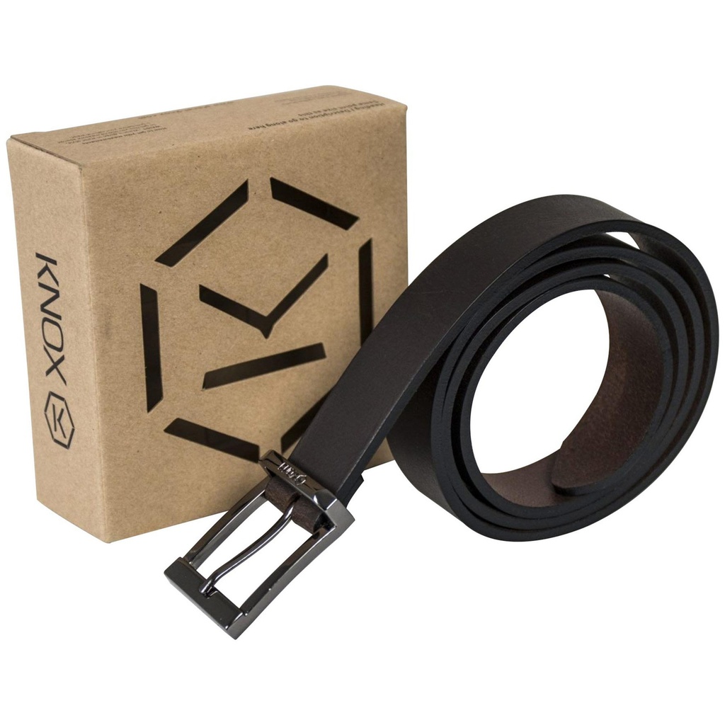 [2002341-1790849] Knox Men's Leather Belt (Small, Black)