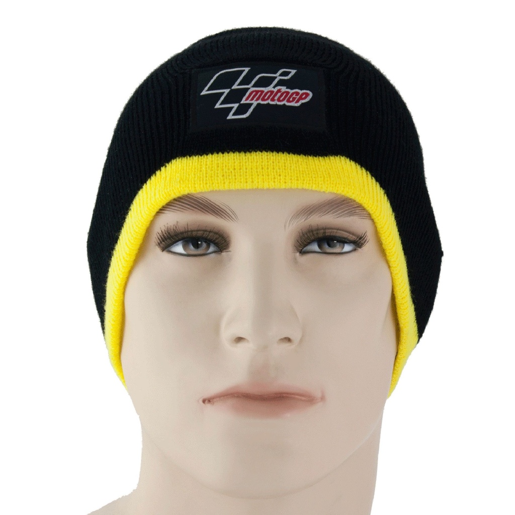 [BIKMGPHAT14] Moto GP Beanie Hat Black