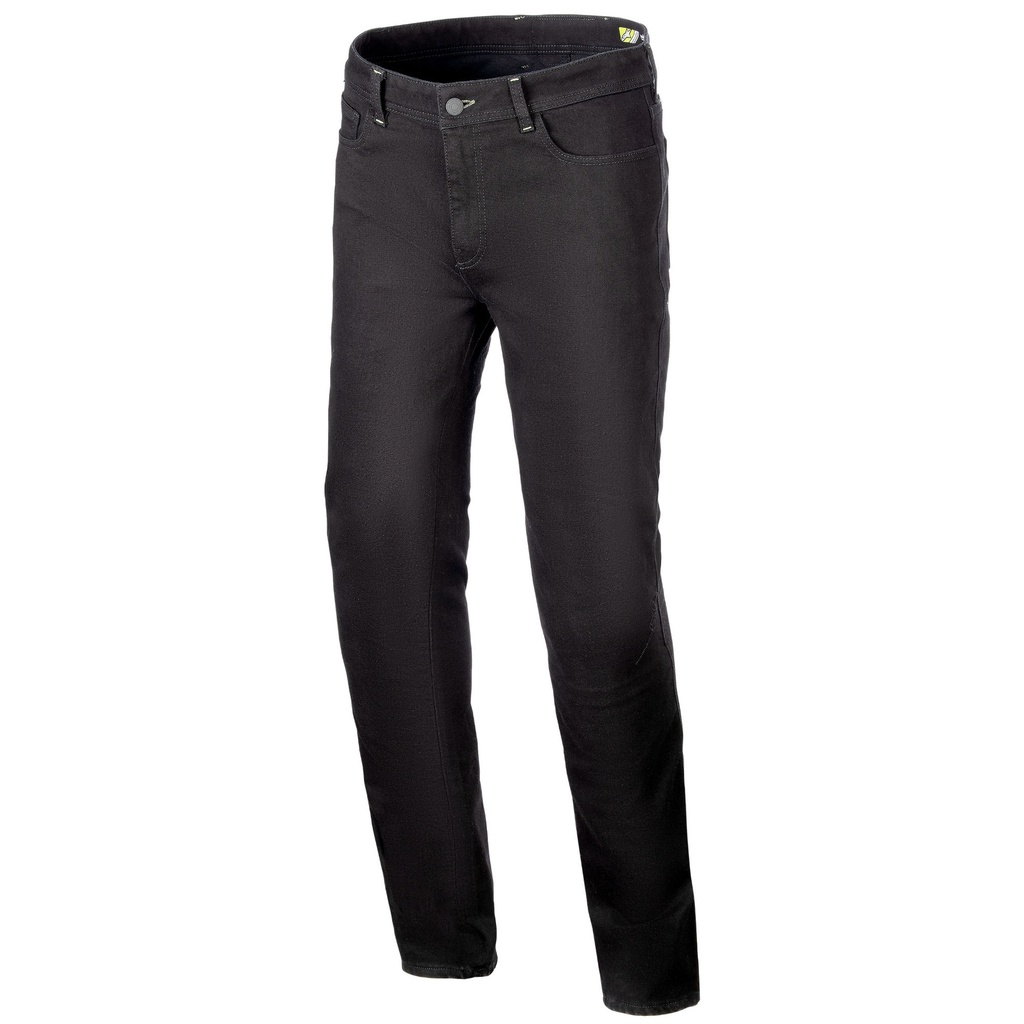 [5001079-3835112] Alpinestars Cult-8 Stretch Denim Motorcycle Pants (40, Black Rinse)