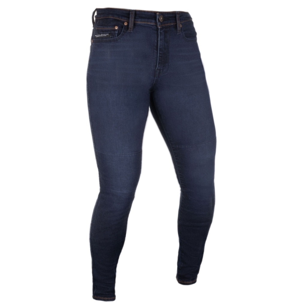 [5002141-3875297] Oxford Original Approved AA Sofia Ladies Straight Short Leg Motorcycle Jeans (UK 10, Black)