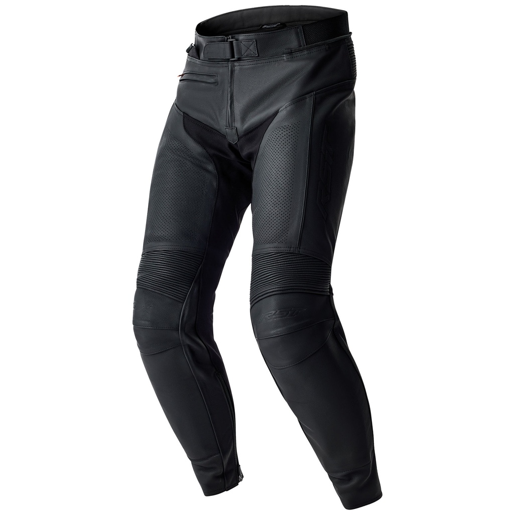 RST T2 D3O Leather Short Leg Motorcycle Pants