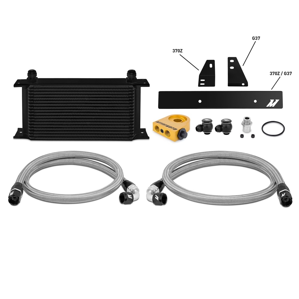 Mishimoto Thermostatic Oil Cooler Kit, Black