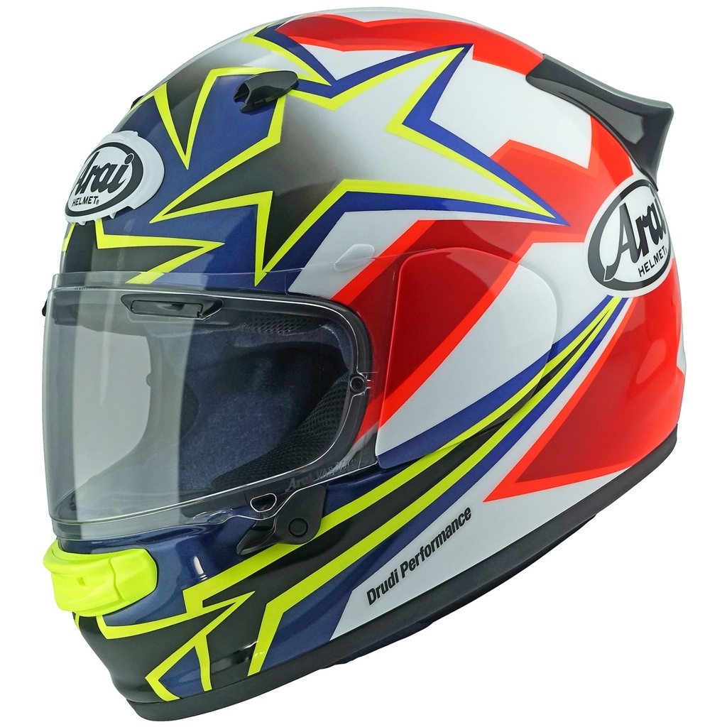 [2015134-3862360] Arai Quantic Graphic Motorcycle Helmet (M (57-58cm), Nation UK)