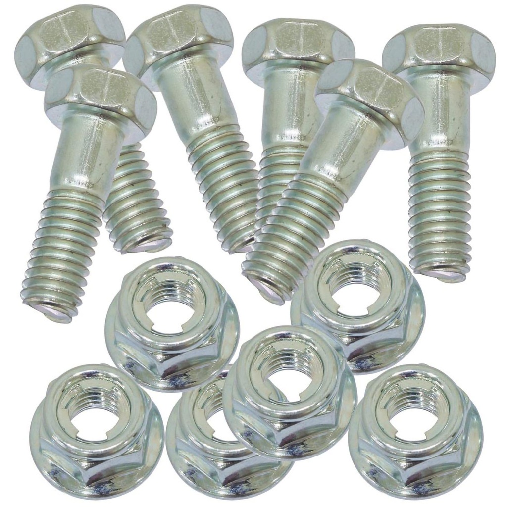 Bike-It Rotor Bolt & Nut Set For Honda - Front, M6