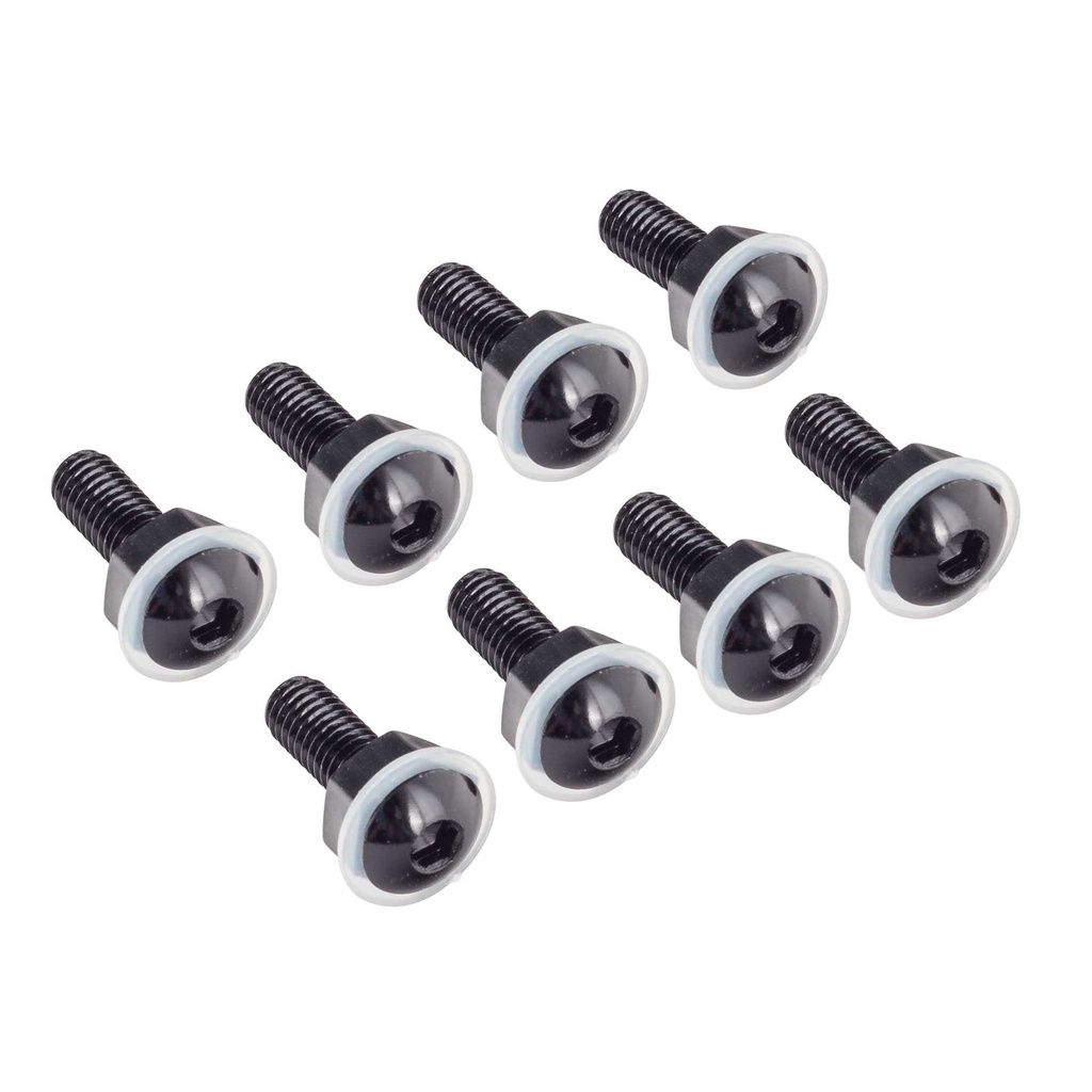 Bike-It Screen Bolt Kit - Pack of 8 - Black