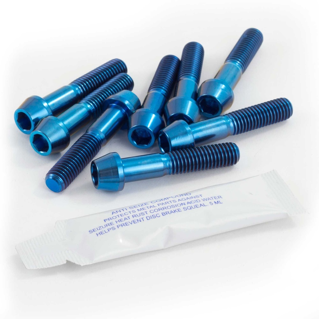 [AWFTIFBCALIP20B] Pro-Bolt Titanium Front Brake Caliper Pinch Bolt Kit