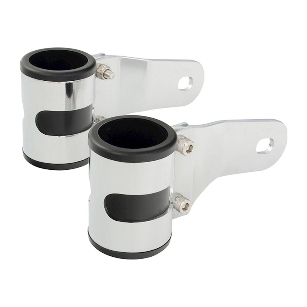 Bike-It Chrome Deluxe Headlight Brackets