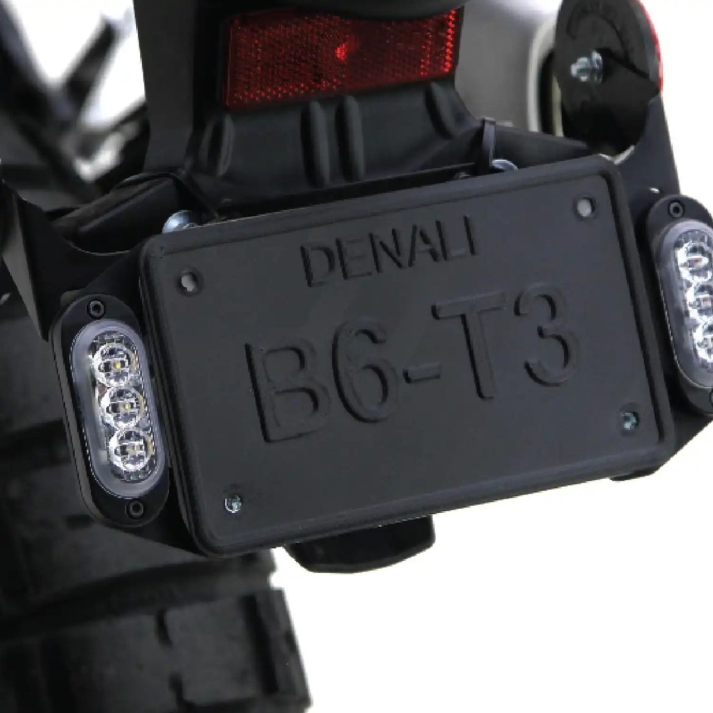 [RGPDENLAH.T3.10200.K] Denali T3 Modular Rear Switchback Signal Pods With Licence Plate Mounting Kit