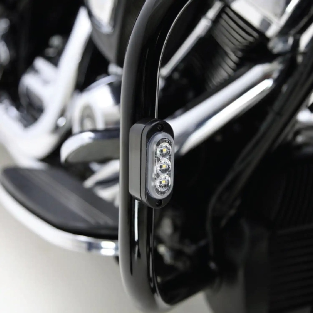 [RGPDENLAH.T3.10100.K] Denali T3 Modular Front Switchback Signal Pods With Crashbar Mounting Kit