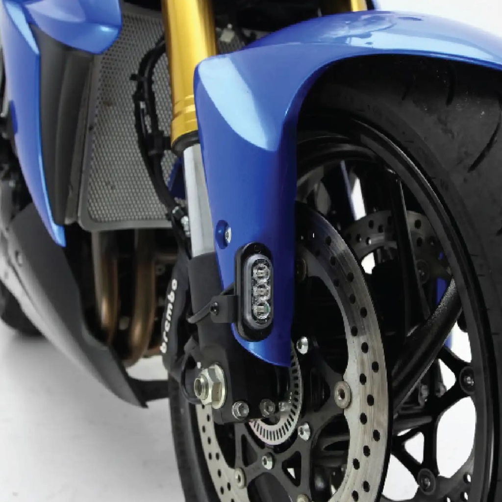[RGPDENLAH.T3.10000.K] Denali T3 Modular Front Switchback Signal Pods With Fender Mounting Kit