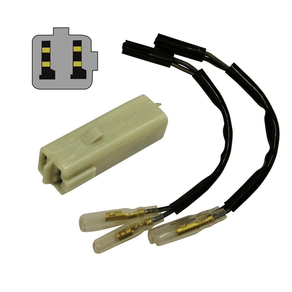 [241214-1286858] Bike-It Indicator Connector Leads (Honda/Kawasaki - Old)