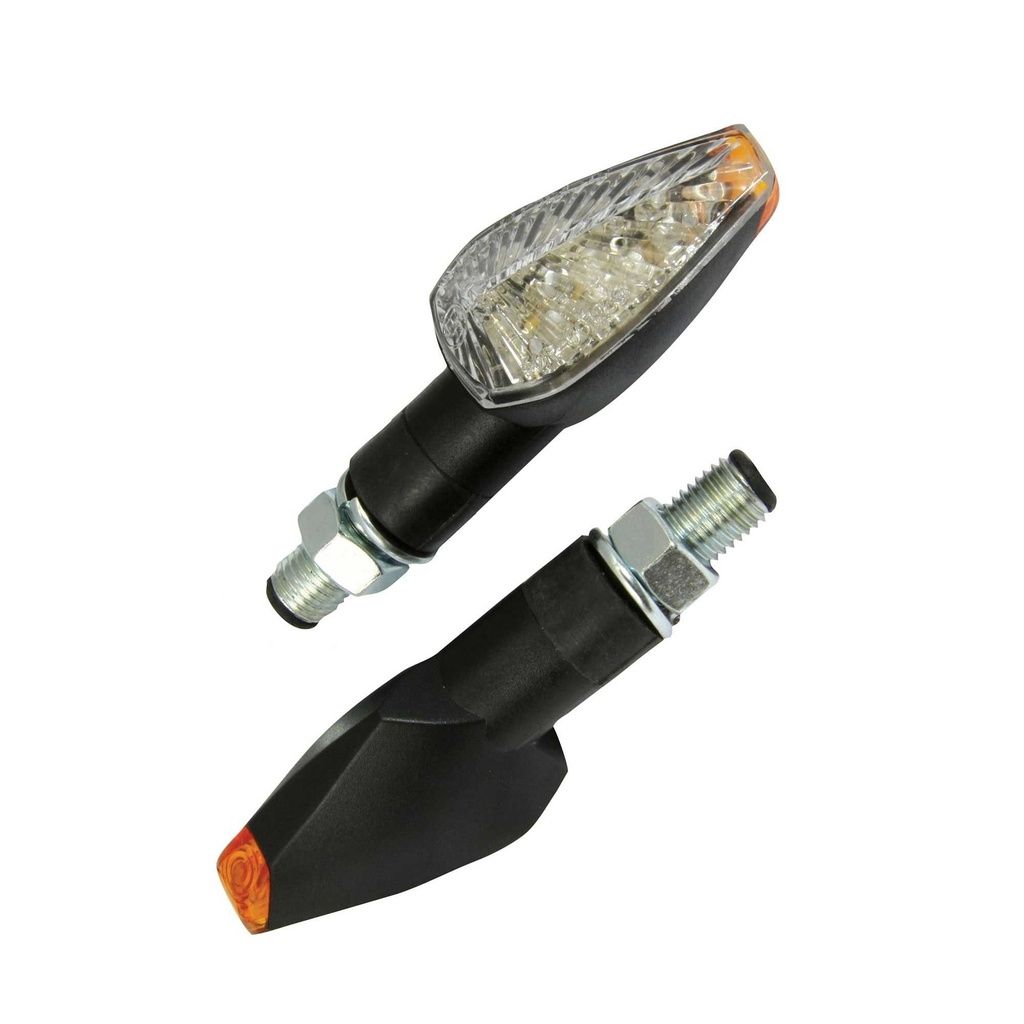 [241240-1637482] Bike-It LED Force Indicators (Black, Long)