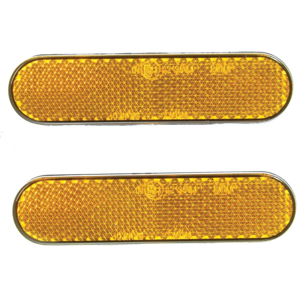 [BIKREF003] Bike-It Amber Reflector 2 Pieces