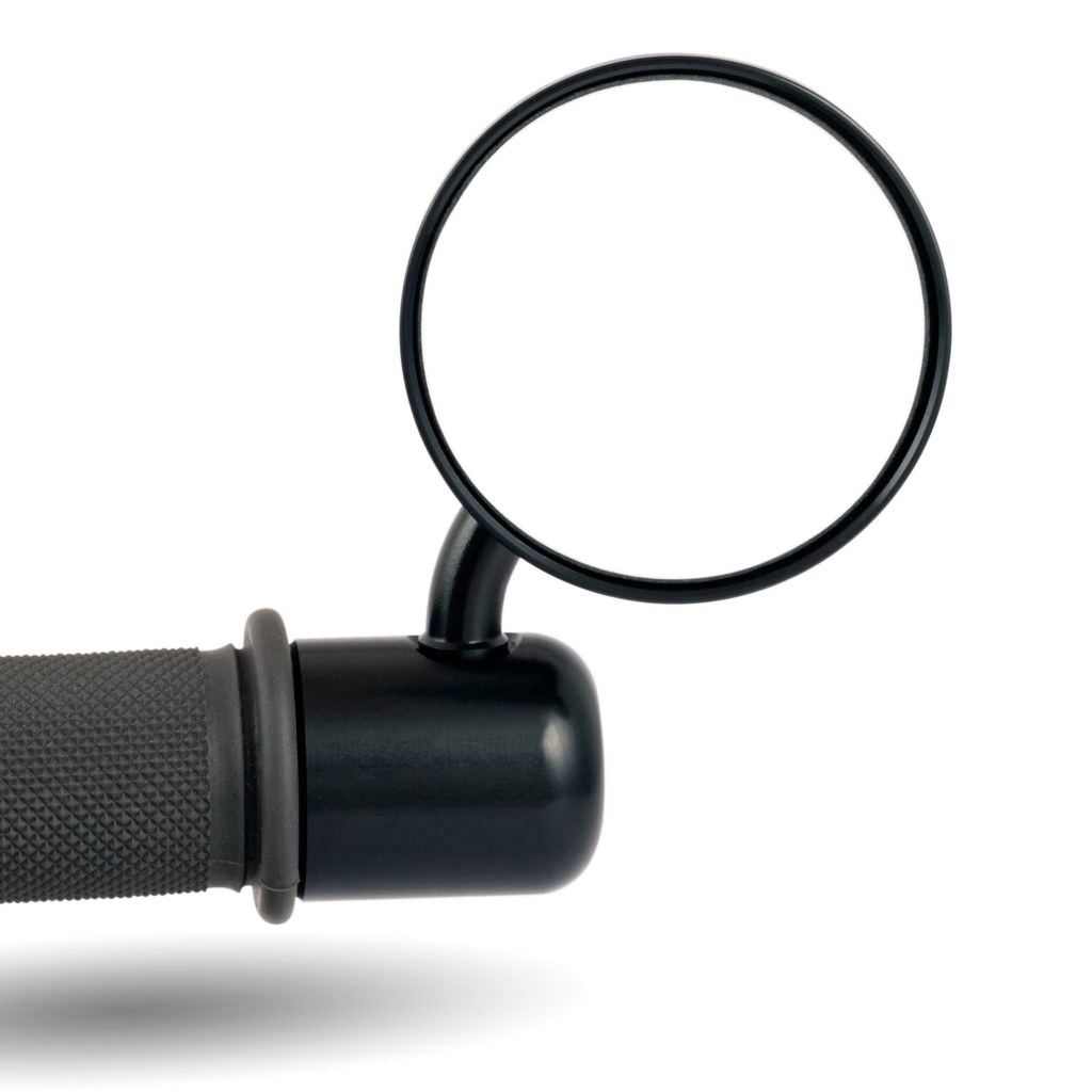 [OBEMIS-7514BLK] Oberon Streetfighter Bar-End Mirror 75mm