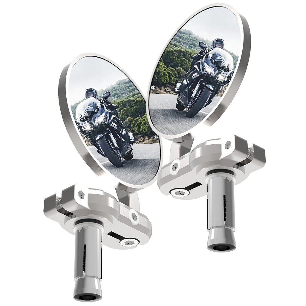 [2010478-2180853] Oxford Bar End Mirrors (Black)