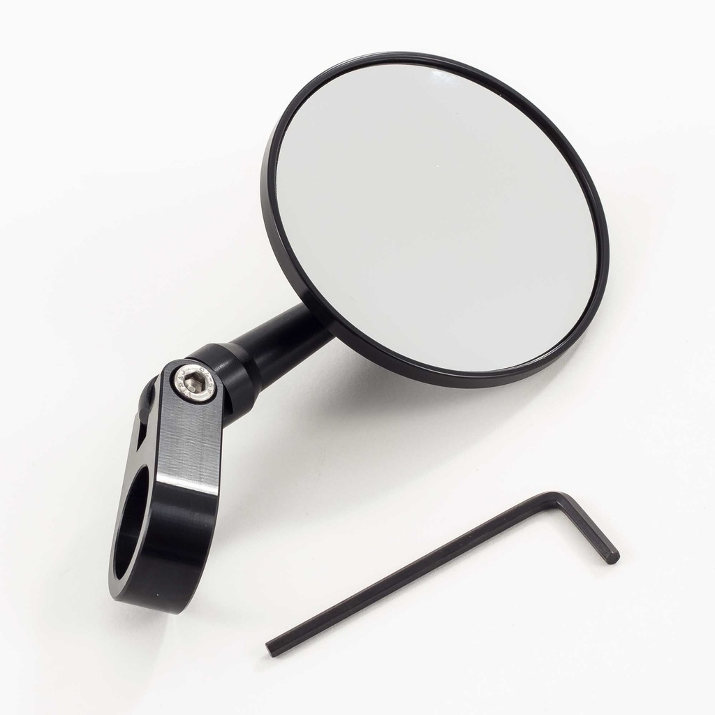[OBEMIC-7578BLK] Oberon Adjustable Clamp Convex Mirror - 75mm - Black