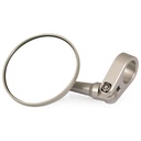 Oberon Performance Adjustable Offset 75mm Motorcycle Clamp Mirror