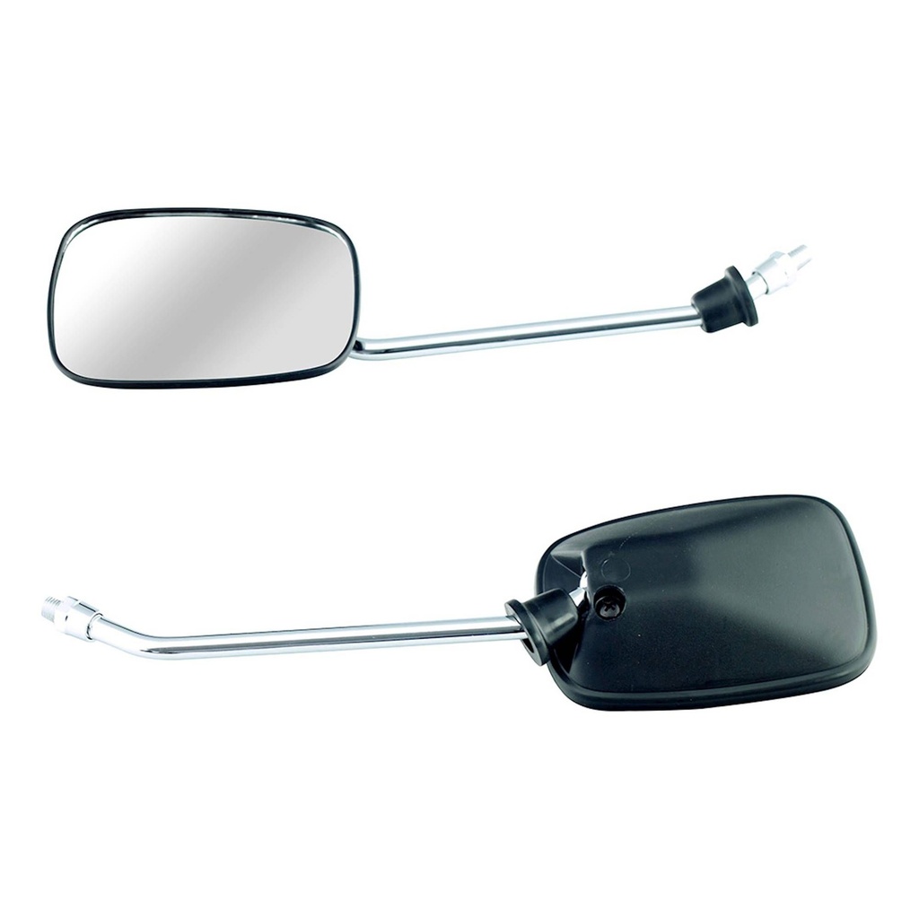 Bike-It Black Square Universal Mirrors