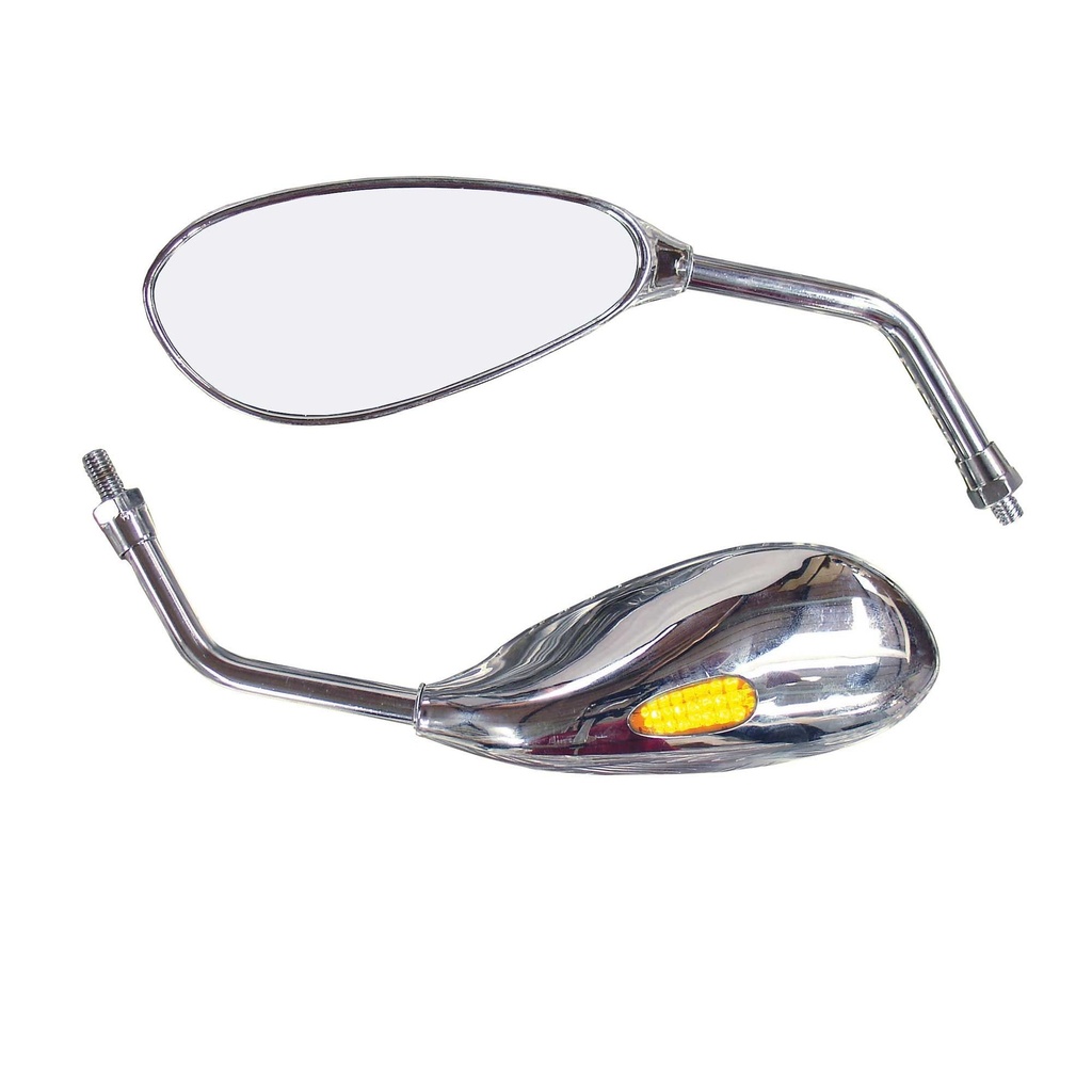 [241275-2076523] Bike-It Patrol Mirror With Indicator (Black)