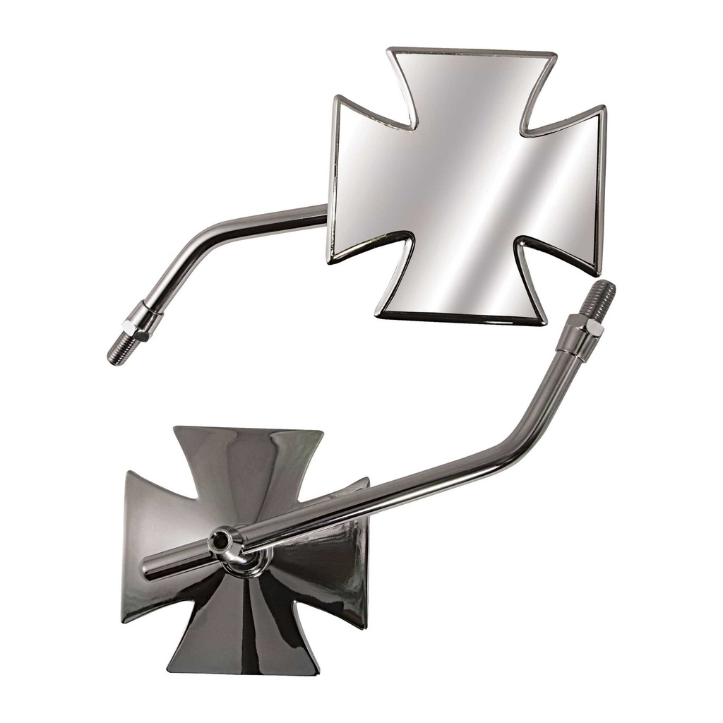 [BIKMRU024] Bike-It Maltese Cross Mirrors