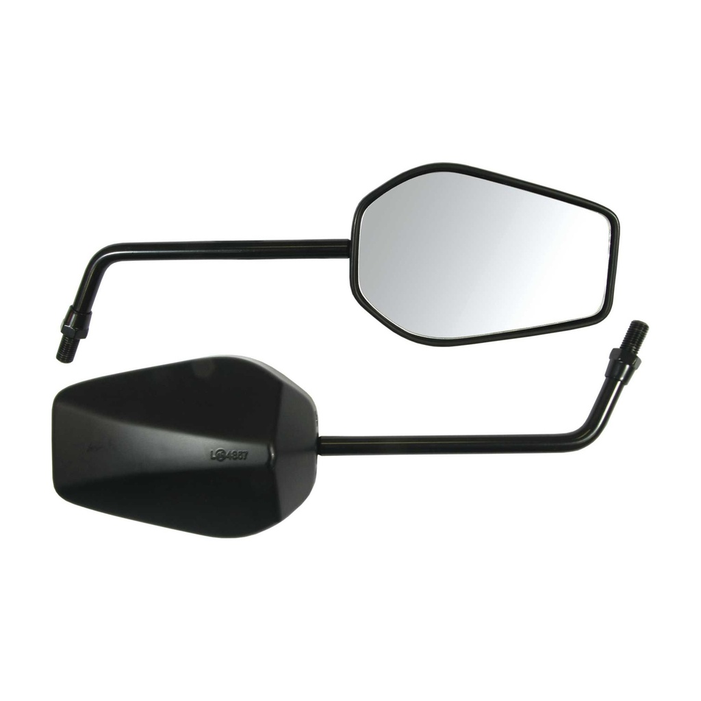 [241346-2144853] Bike-It Universal Black Mirrors (Rectangular)