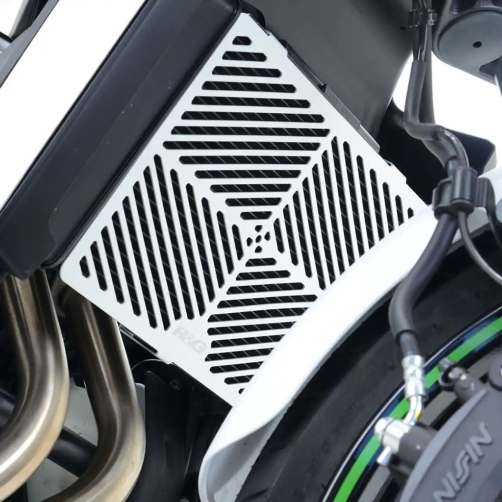 R&G Motorcycle Brushed Aluminium Radiator Guard