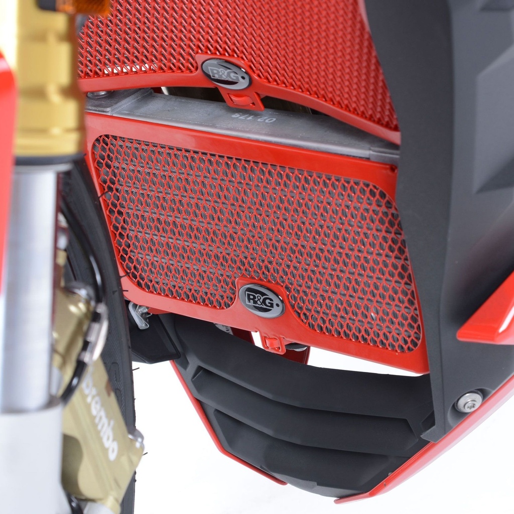 R&G Aluminium Motorcycle Oil Cooler Guard