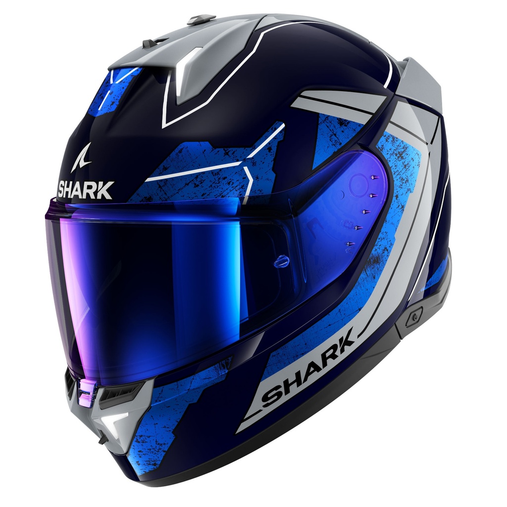 [5001051-3620645] Shark Skwal I3 Graphic Motorcycle Helmet (M (57-58cm), RHAD Blue / Grey)