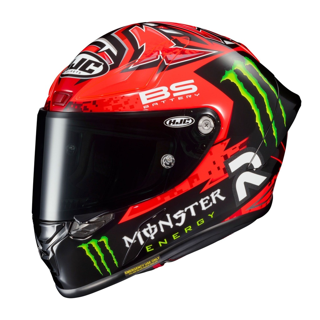 [5001039-3617299] HJC RPHA 1 Fabio Quartararo Replica Motorcycle Helmet (2XL (62-63cm))