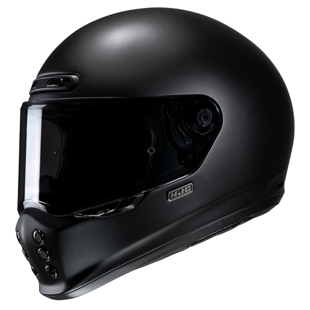 [5000808-3513131] HJC V10 Plain Motorcycle Helmet (M (57-58cm), Matt Black)