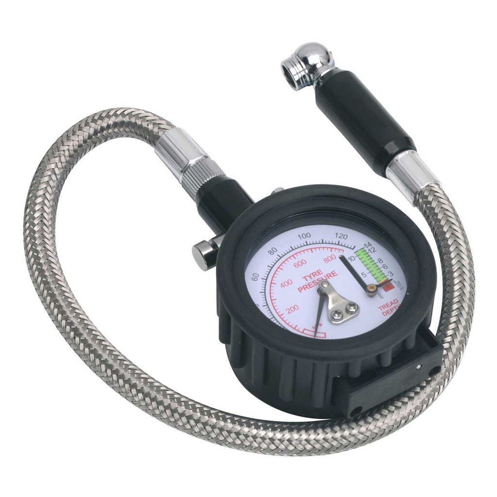 Sealey Tyre Pressure Gauge/Depth Gauge