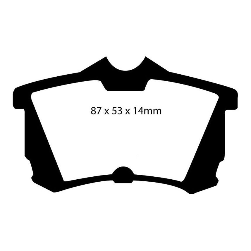 EBC Brakes Yellowstuff Performance Brake Pads