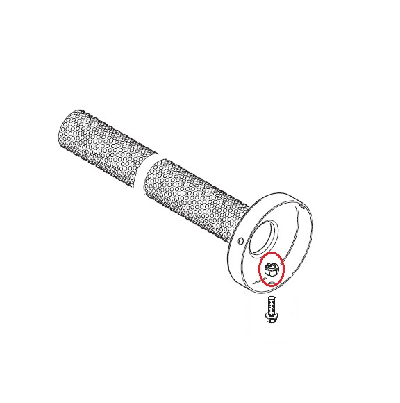 [Z242533] Rotax Exhaust Stinger Lock Nut - M4